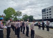 Polres Serang Melaksanakan Apel Pengamanan Rekapitulasi Hasil Penghitungan Suara Pilkada Serentak 2024 Kabupaten Serang