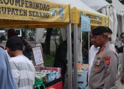 Kapolres Serang Meninjau Pelaksanaan Bazar Murah Ramadhan Polres Serang