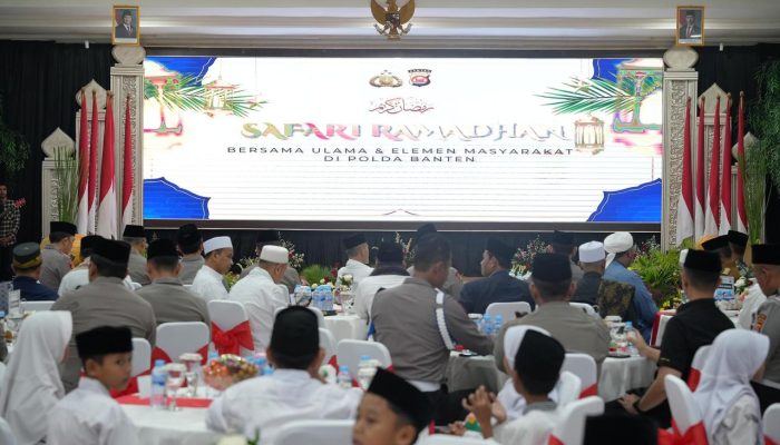 Pererat Silaturahmi, Kapolri Buka Puasa Bersama Tokoh Ulama dan Elemen Masyarakat Banten