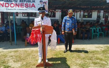 Pangulu Nagori Muara Mulia Ramses simanjuntak SHut, Meriahkan HUT RI Ke-80 Dengan Warganya