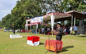 Semarak HUT RI ke-80 Di Kecamatan Tanah Jawa Wakil Ketua DPRD Simalungun BonaUli Rajagukguk SH, Bacakan Proklamasi