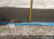 Proyek Rabat Beton Rp128 Juta di Marihat Butar Diduga Asal Jadi: Ketebalan Amburadul, Plank Proyek Tempel di Pohon