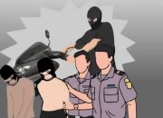 Dua Pelaku Spesialis Curanmor Lintas Provinsi di Door Tim Reserse Mobil ( Resmob) satreskrim Polres Serang